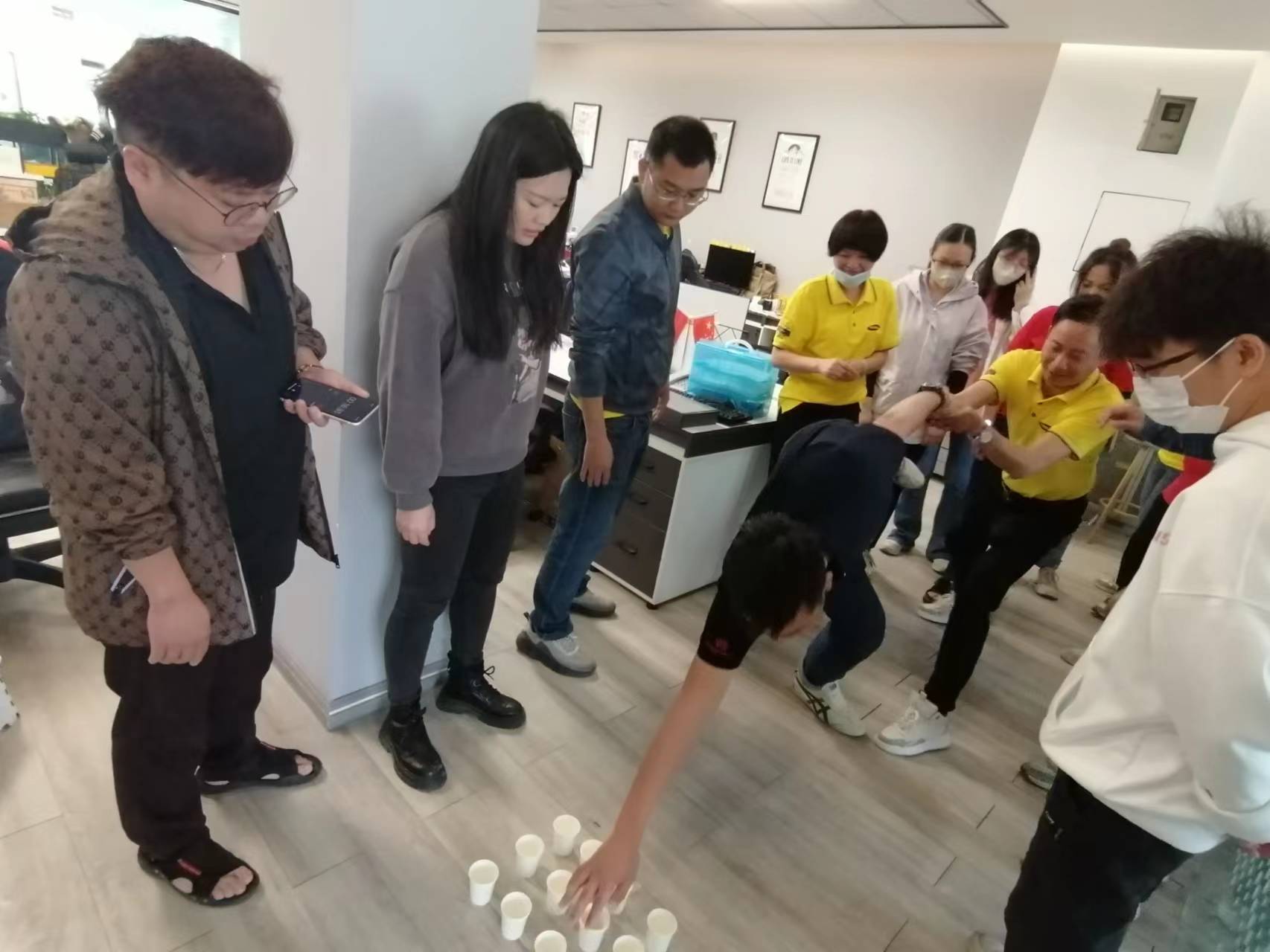 3月第一個早會  元?dú)鉂M滿 